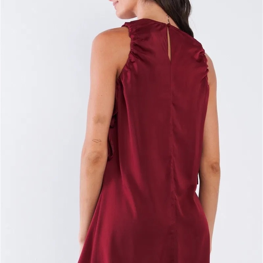 Side Ribbon Mini Dress - Picture 2 of 5